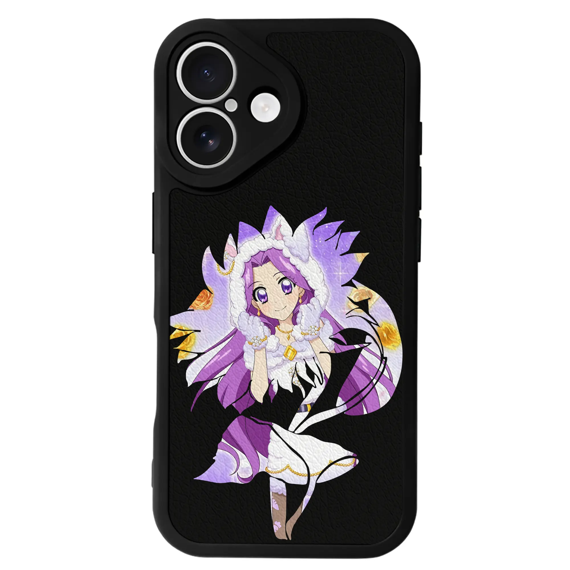 アイカツ グッズ 神崎 美月 - IPhone 16シリーズ対応 ・ シリコンスマホケース ・ レザー調 ・ 高精度フィット ・ 耐衝撃 ・ ワイヤレス充電対応 ・ 精密カット